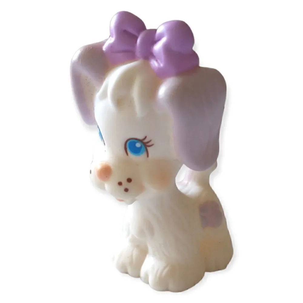 Quints Dog Puppy Vintage Purple White Vtg 1991 Dionne Quintuplets Replacement.‎